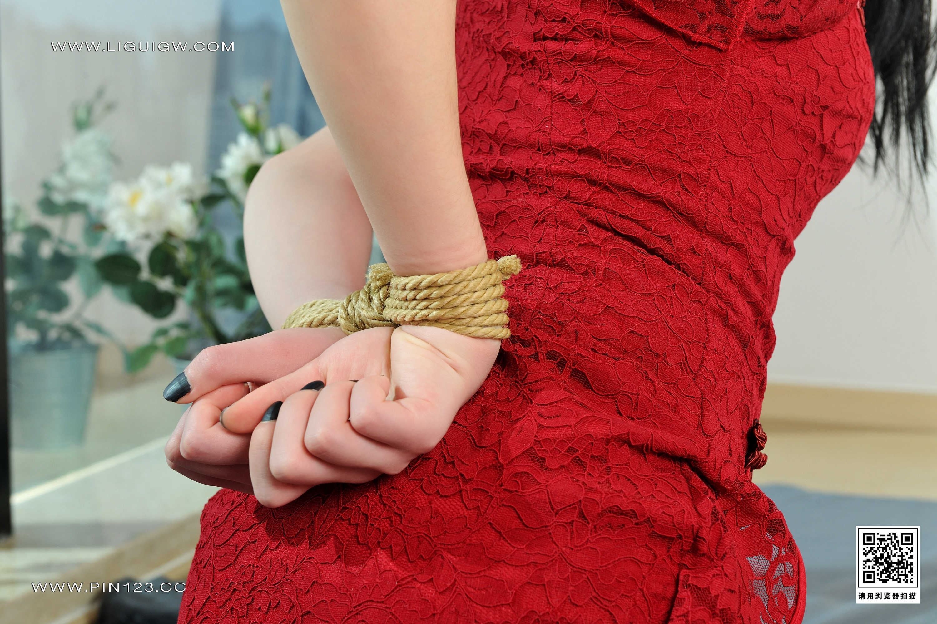 Ligui丽柜 2024.03.15 紧缚丽莲 橙子